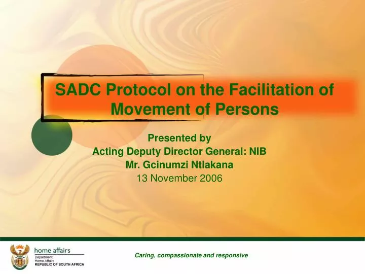 sadc protocol on the facilitation of movement of persons