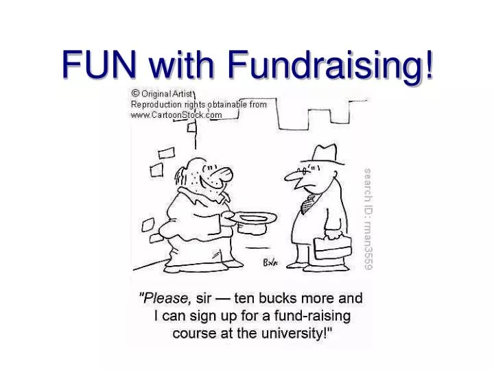 fun with fundraising