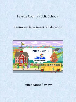 Fayette County Public Schools Kentucky Department of Education