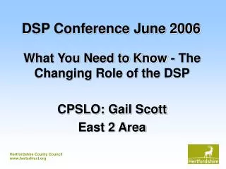 DSP Conference June 2006