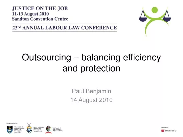 outsourcing balancing efficiency and protection