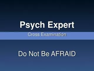 Psych Expert