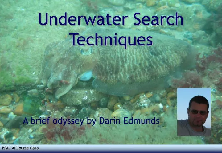 underwater search techniques