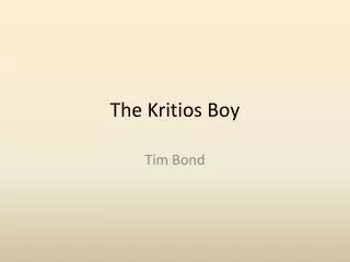 The Kritios Boy
