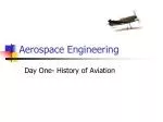 Aerospace Engineering - slide 1