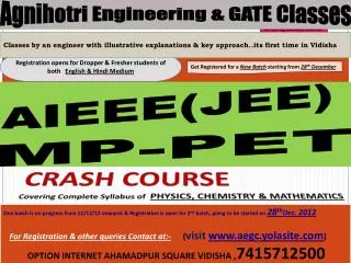 Agnihotri Engineering &amp; GATE Classes