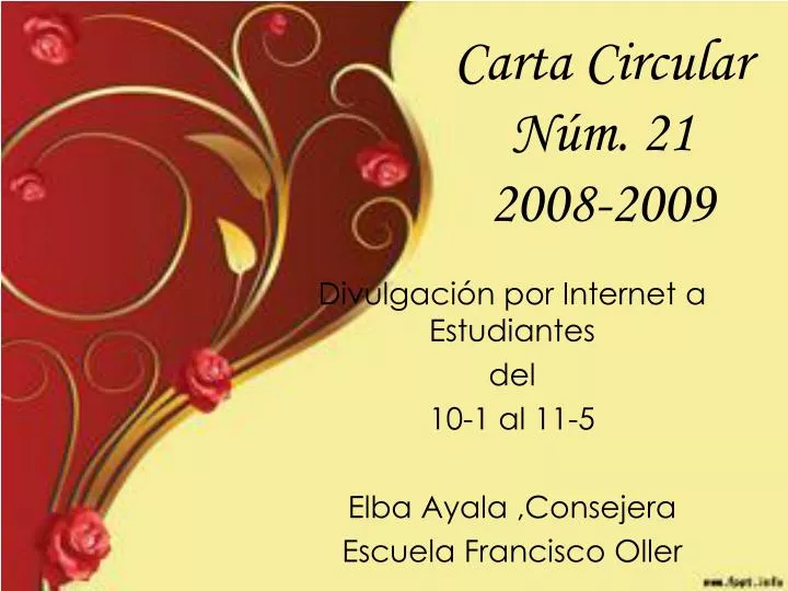 carta circular n m 21 2008 2009