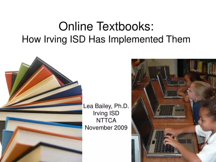 online textbooks how irving isd has implemented them