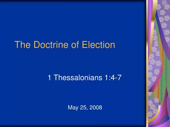 the doctrine of election