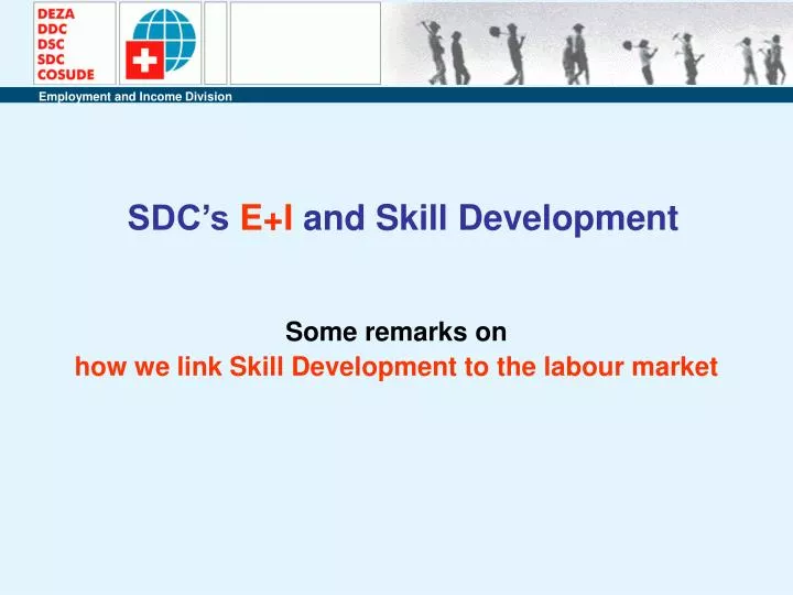 sdc s e i and skill development