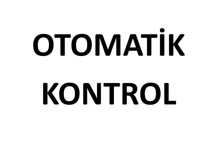 otomat k kontrol