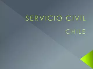 servicio civil