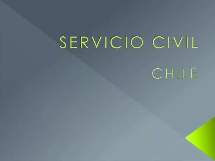 servicio civil