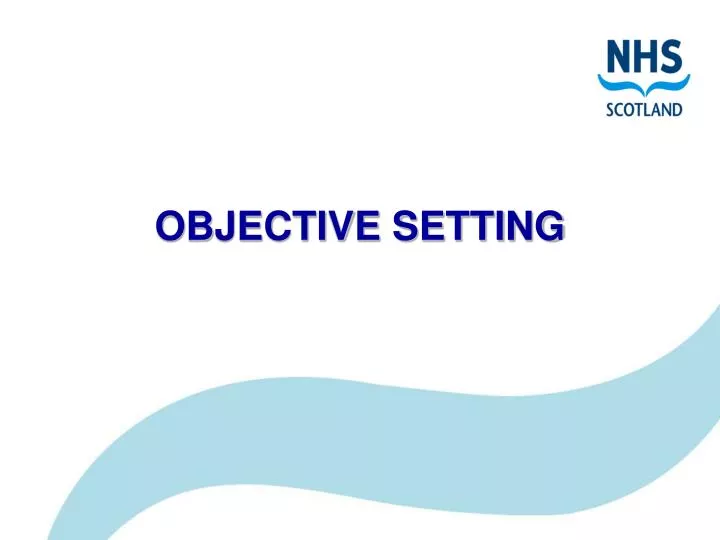 objective setting