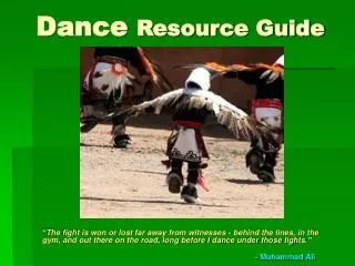 Dance Resource Guide