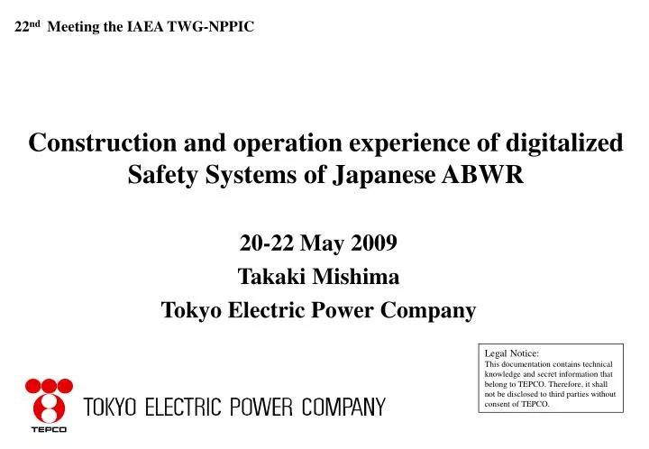 20 22 may 2009 takaki mishima tokyo electric power company