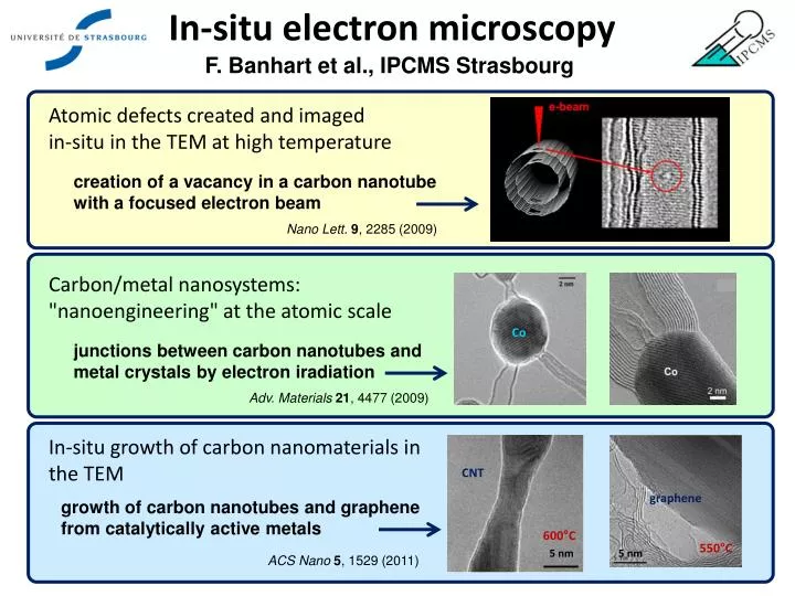 in situ electron microscopy