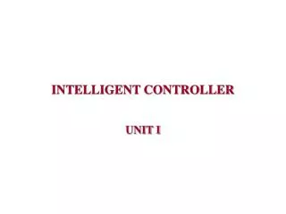 INTELLIGENT CONTROLLER