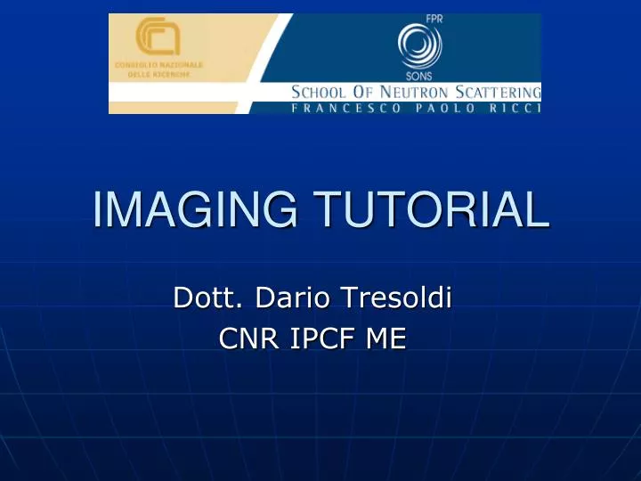 imaging tutorial