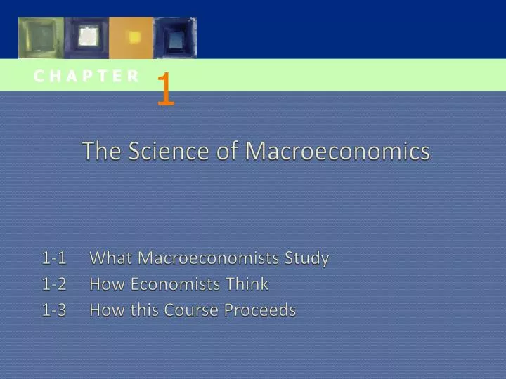 the science of macroeconomics
