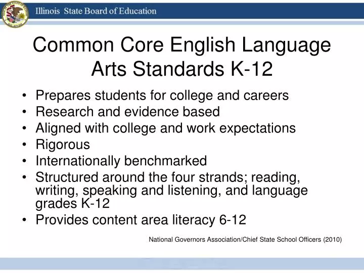 common core english language arts standards k 12