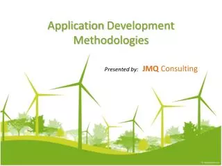 Application Development Methodologies