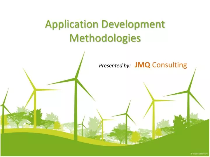 application development methodologies