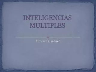 inteligencias multiples