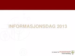 informasjonsdag 2013