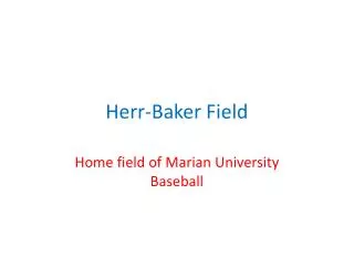 Herr-Baker Field