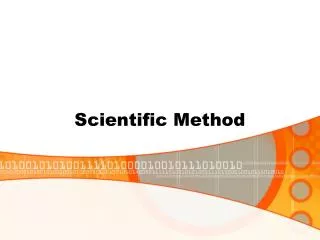 scientific method