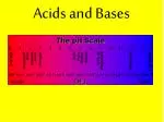 Acids and Bases - slide 1