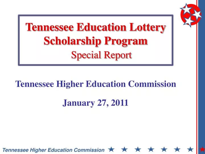 tennessee education lottery scholarship program special report