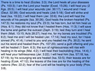 100523 Sermon Healing