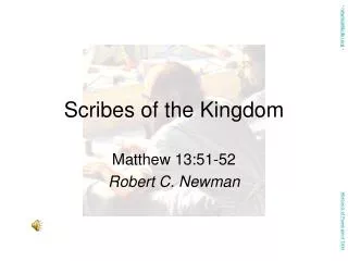 Scribes of the Kingdom