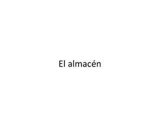 el almac n