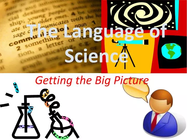 the language of science