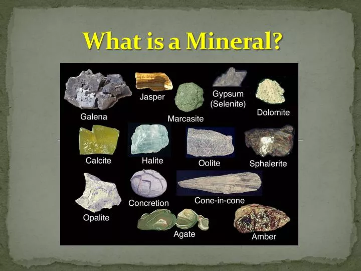 what is a mineral