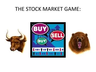 THE STOCK MARKET GAME: