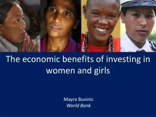 The economic benefits of investing in women and girls