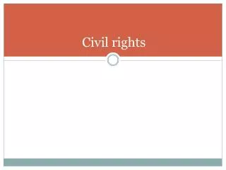 civil rights