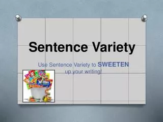 Sentence Variety