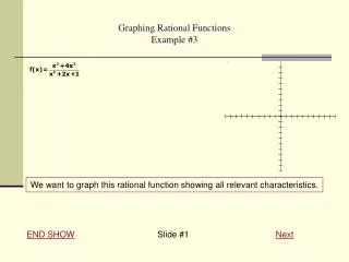 Graphing Rational Functions Example #3