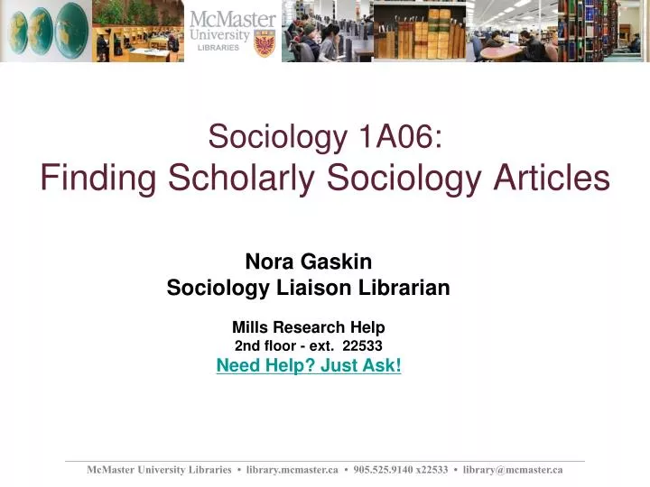 sociology 1a06 finding scholarly sociology articles