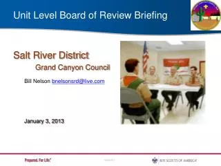 Unit Level Board of Review Briefing
