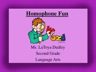 Homophone Fun