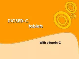 DIOSED-C tablets