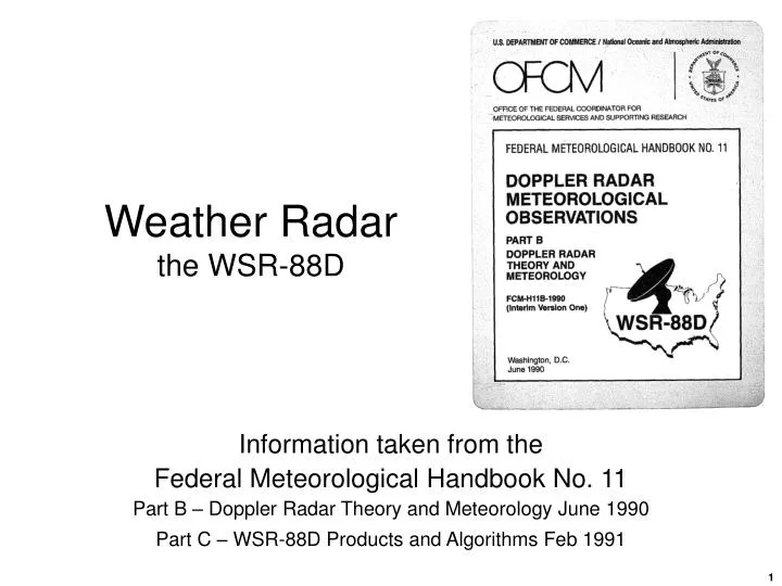 weather radar the wsr 88d