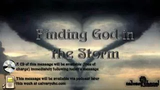 Finding God in the Storm