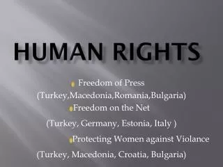 HUMAN RIGHTS